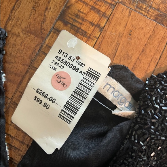 NWT $268 size 10 Morgan gual fully beaded shirt off 5th ave 1457 - Picture 4 of 6